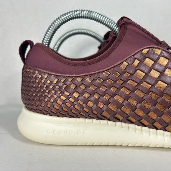Cole Haan 2.0 Studiogrand Basketweave Wine/ Purple Casual Shoe W05428; Women 9.5 - Picture 7 of 16